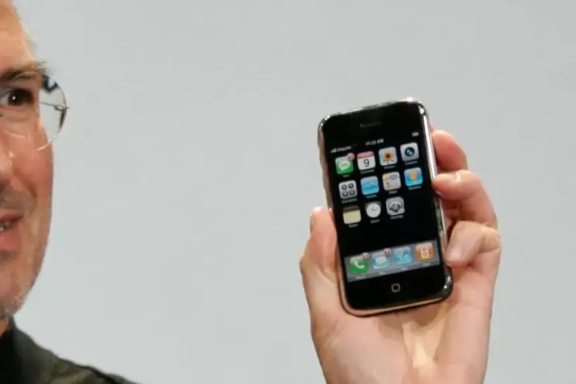 Steve Jobs at the first iphone keynote